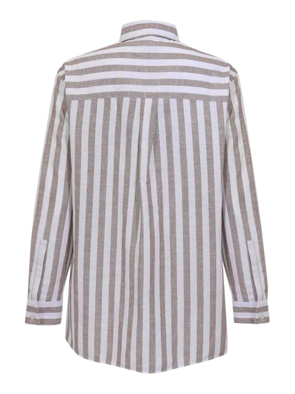 MM6 MAISON MARGIELA: シャツ online - シャツ - ブラウン