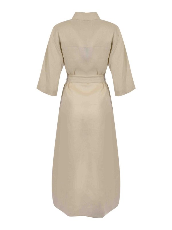 MM6 MAISON MARGIELA: ニーレングスドレス online - 膝丈ドレス - 白