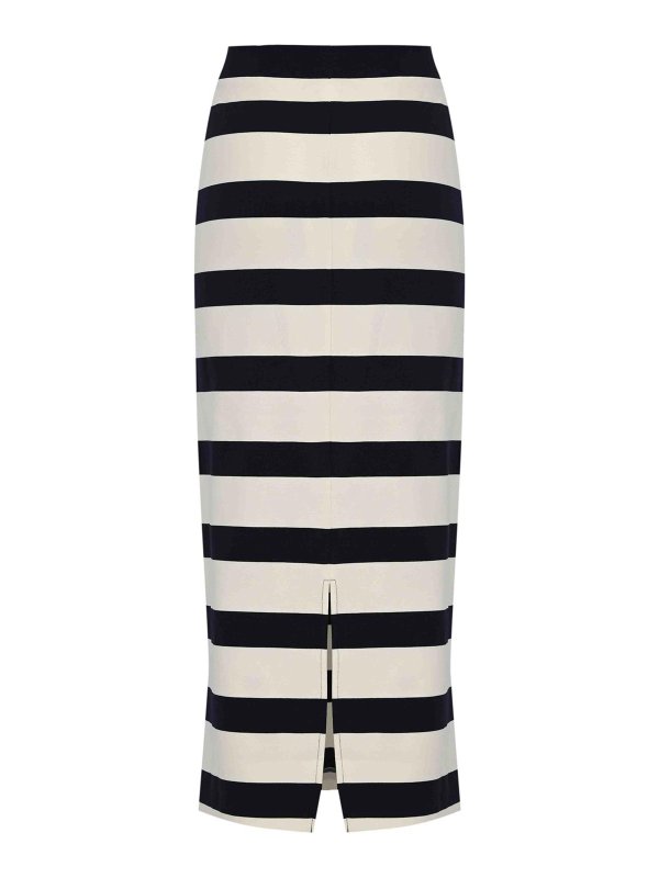 MM6 MAISON MARGIELA: ニーレングススカート＆ミディ丈 online - 膝丈/ミディスカート - ブルー