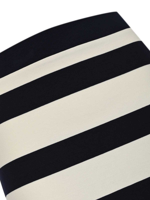 The Best Shops MM6 MAISON MARGIELA: ニーレングススカート＆ミディ丈 - 膝丈/ミディスカート - ブルー