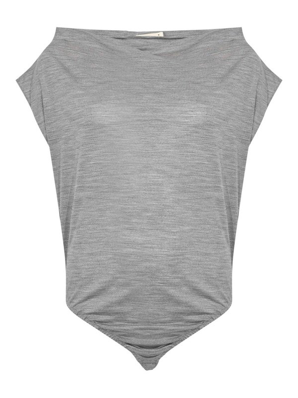 PATRIZIA PEPE: トップス＆タンクトップ - トップ/タンクトップ - グレー