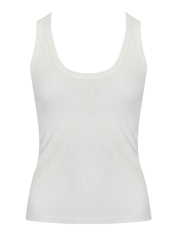 PATRIZIA PEPE: Tops und Tank Tops - Top - Weiß