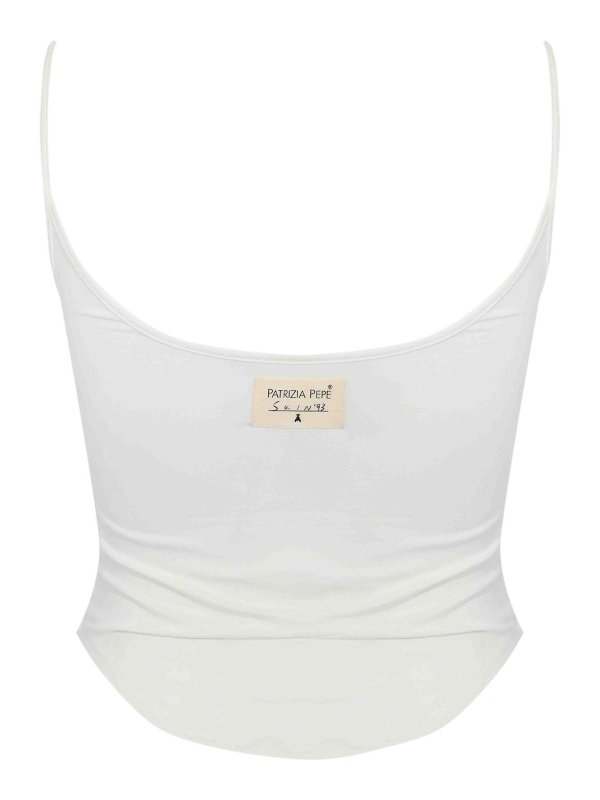 PATRIZIA PEPE: Tops und Tank Tops online - Top - Weiß