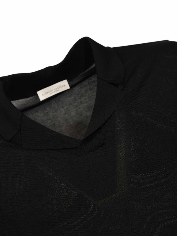 The Best Shops ROBERTO COLLINA: Polos  - Polo - Noir