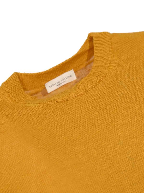 The Best Shops ROBERTO COLLINA: T-shirts - T-Shirt - Gelb