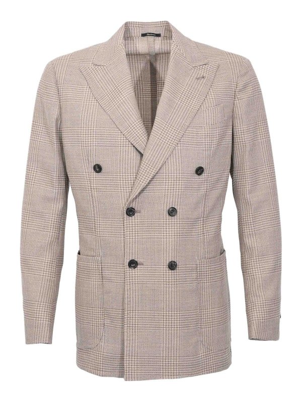 SARTORIO: Vestes de costume - Blazer - Beige