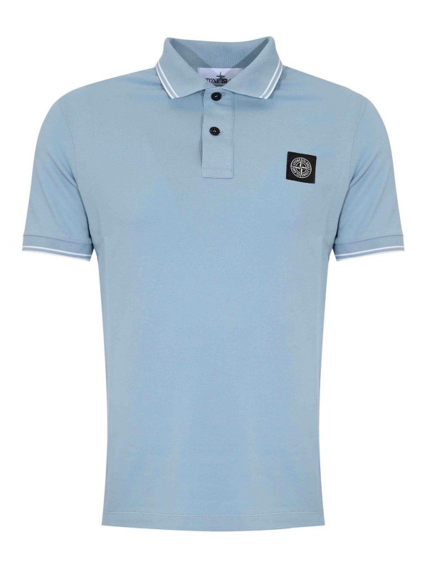 STONE ISLAND: Polos - Polo - Azul