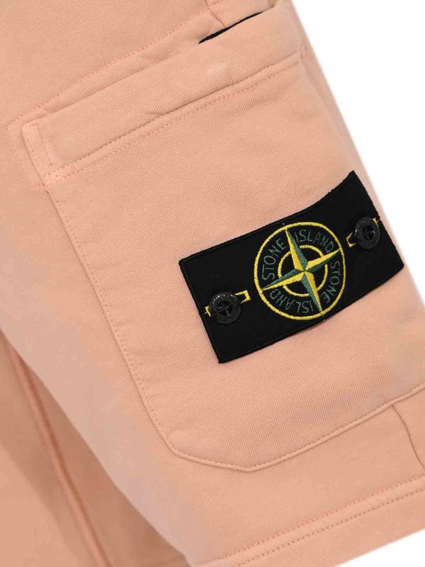 The Best Shops STONE ISLAND: トラウザーショーツ - ショートパンツ - ヌードカラー
