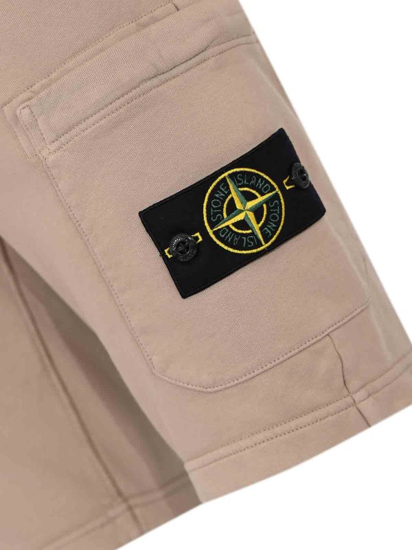 The Best Shops STONE ISLAND: トラウザーショーツ - ショートパンツ - キャメル