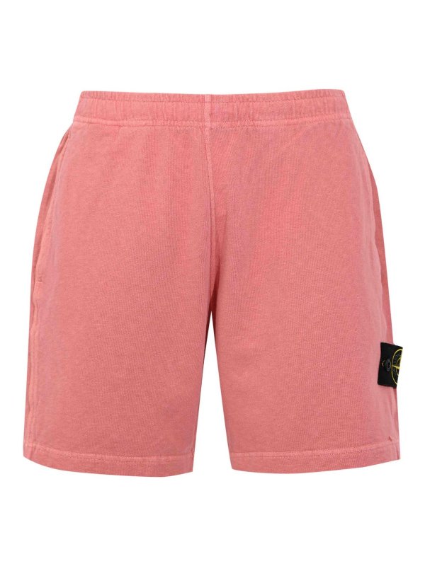STONE ISLAND: トラウザーショーツ - ショートパンツ - グレイッシュブラウン