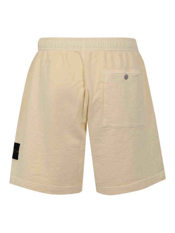 STONE ISLAND: トラウザーショーツ online - ショートパンツ - 白