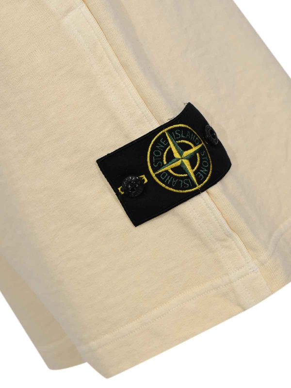 The Best Shops STONE ISLAND: トラウザーショーツ - ショートパンツ - 白