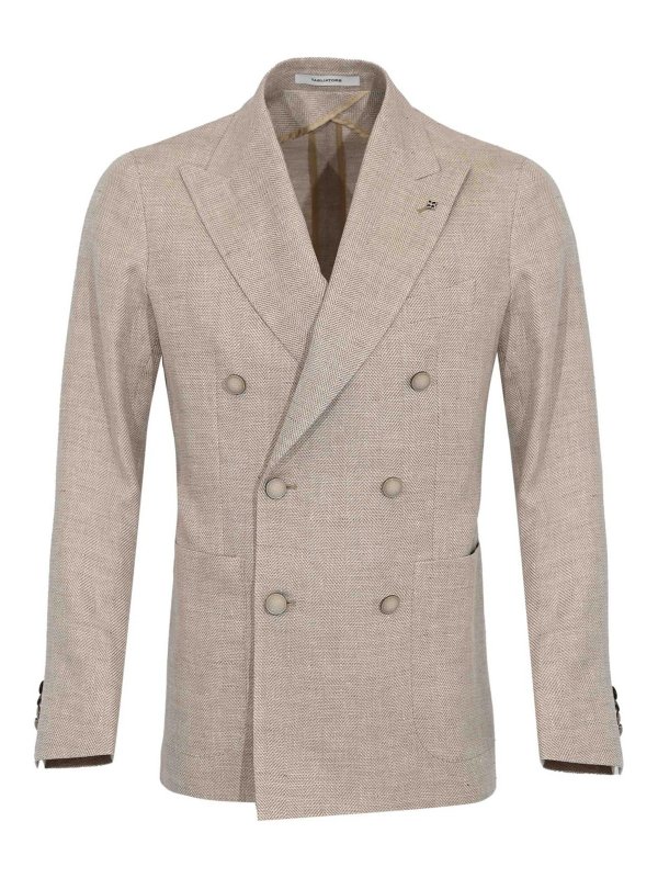 TAGLIATORE: blazers - Double-breasted jacket
