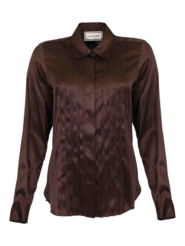 TAGLIATORE: Chemises - Chemise - Marron
