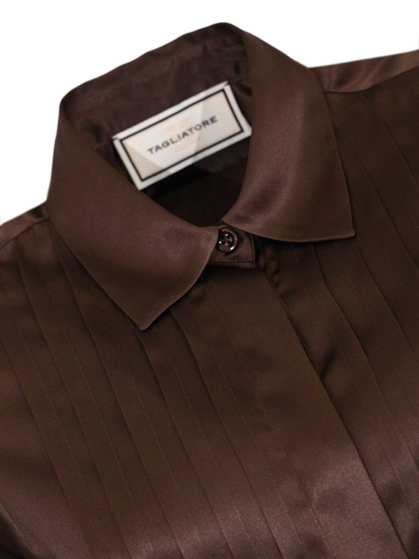 The Best Shops TAGLIATORE: Chemises - Chemise - Marron