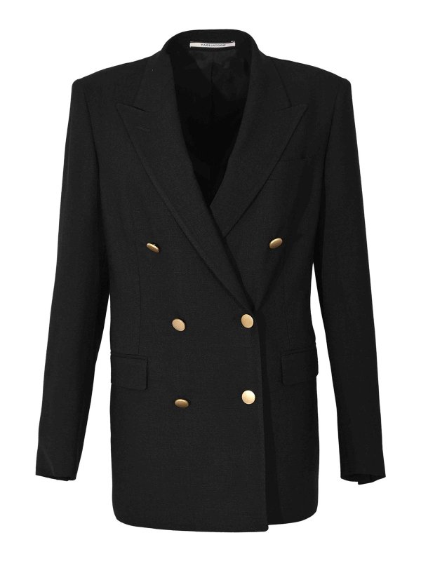 TAGLIATORE: Blazer - Blazer - Negro