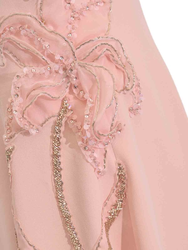 The Best Shops TARIK EDIZ : Robes - Jupe Midi - Rose