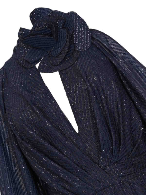 The Best Shops TARIK EDIZ : イブニングドレス - イブニングドレス - ブルー