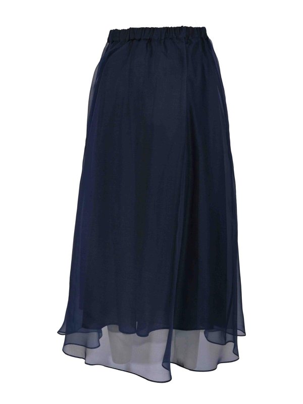 WEEKEND MAX MARA: Knielange und Midi Röcke online - Midirock - Blau
