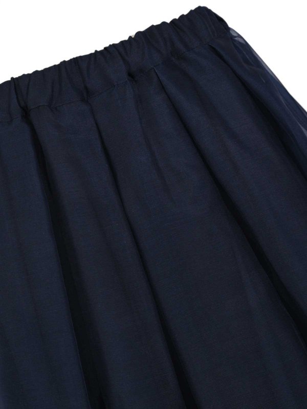 The Best Shops WEEKEND MAX MARA: Knielange und Midi Röcke - Midirock - Blau