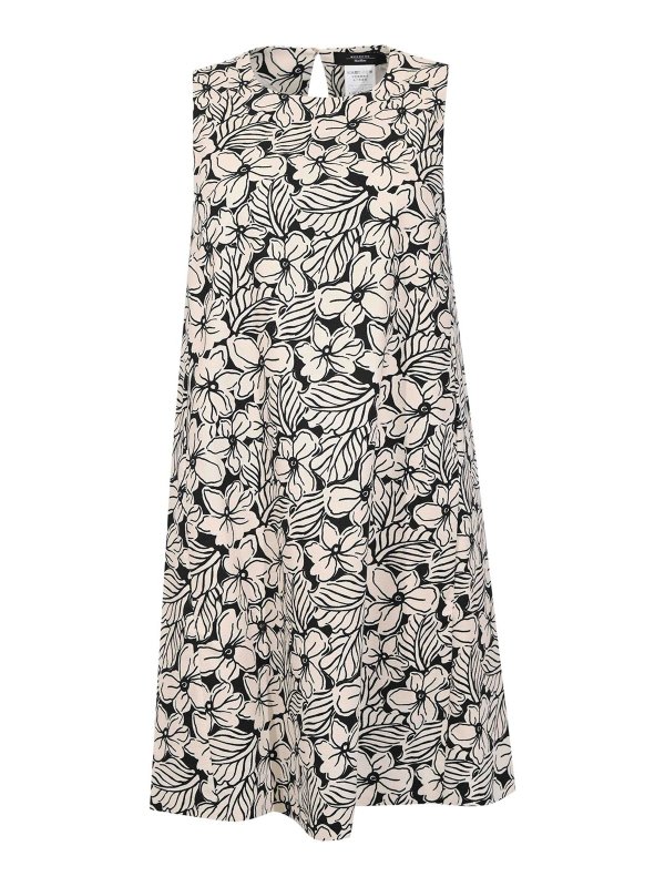 WEEKEND MAX MARA: ニーレングスドレス - 膝丈ドレス - 黒