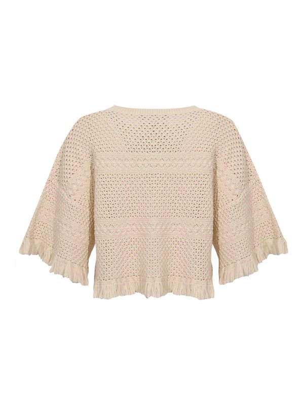 WEEKEND MAX MARA: Escotes barcos online - Suéter Con Escote Barco - Beis