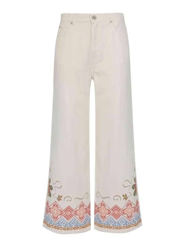 WEEKEND MAX MARA: カジュアルトラウザー - カジュアルパンツ - 白