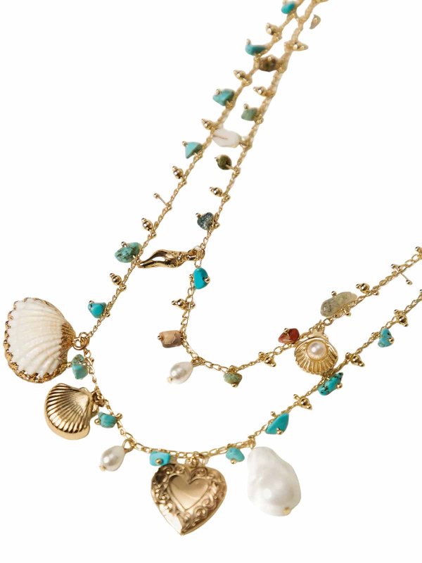 TWINSET: Collier online - Colliers - Bleu Clair