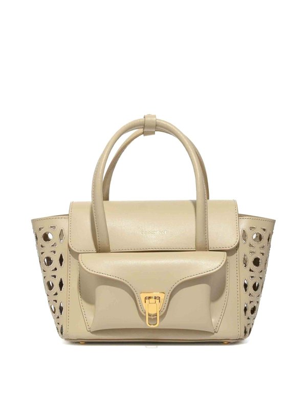 COCCINELLE: cross body bags - Beat Double Monogram Small Bag