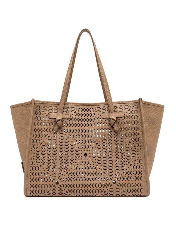 GIANNI CHIARINI: トートバッグ - トートバッグ - ブラウン