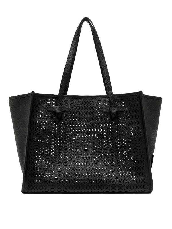 GIANNI CHIARINI: トートバッグ - トートバッグ - 黒