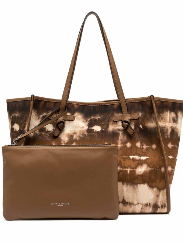トートバッグ - ブラウン shop online: GIANNI CHIARINI