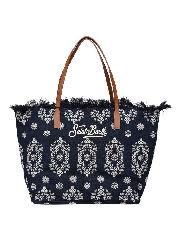 MC2 SAINT BARTH: Handtaschen - Shopper - Denim