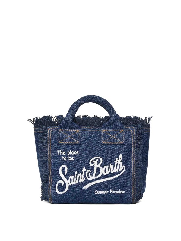 MC2 SAINT BARTH: Handtaschen - Shopper - Denim