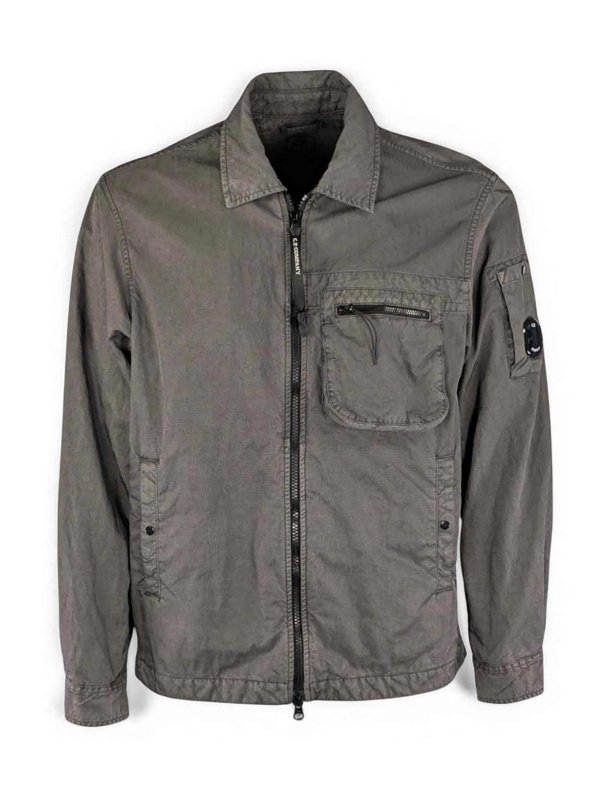 C.P. COMPANY: knee length coats - Gray jackets