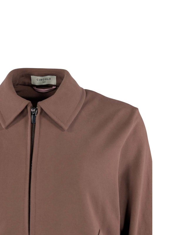 CIRCOLO 1901: knee length coats online - Brown jackets