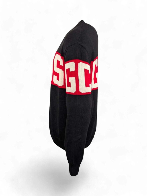 The Best Shops GCDS: Pull col rond - Pull Col Rond - Noir
