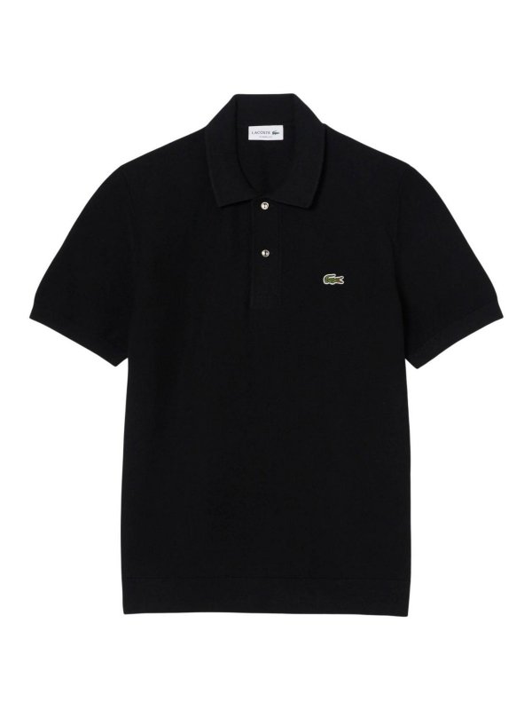 LACOSTE: polo - T-Shirt E Polo Nero