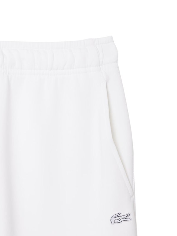 LACOSTE: casual trousers online - White Pants
