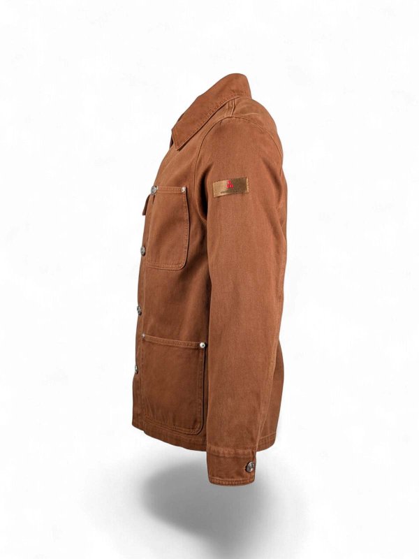 The Best Shops PEUTEREY: knee length coats - Brown jackets