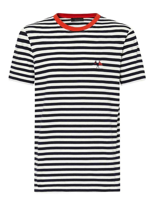 PEUTEREY: t-shirts - Patterned T-Shirts and Polos