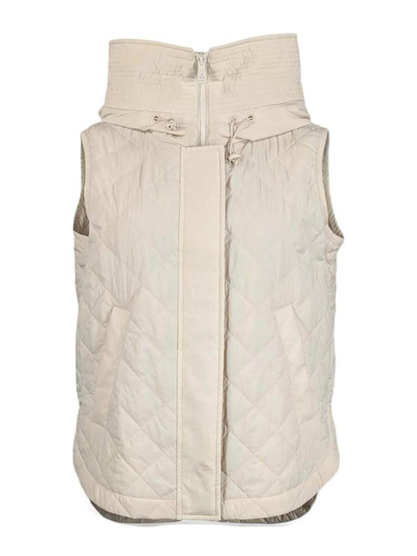 PEUTEREY: gilet - Giacconi Beige