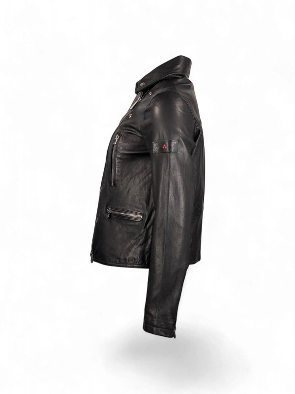 The Best Shops PEUTEREY: leather jacket - Black jackets