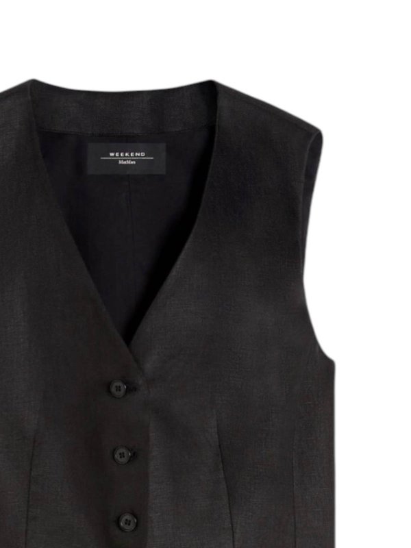 WEEKEND MAX MARA: waistcoats & gilets online - Black jackets