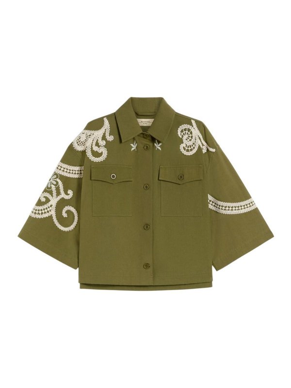 WEEKEND MAX MARA: casual jackets - Green Dresses