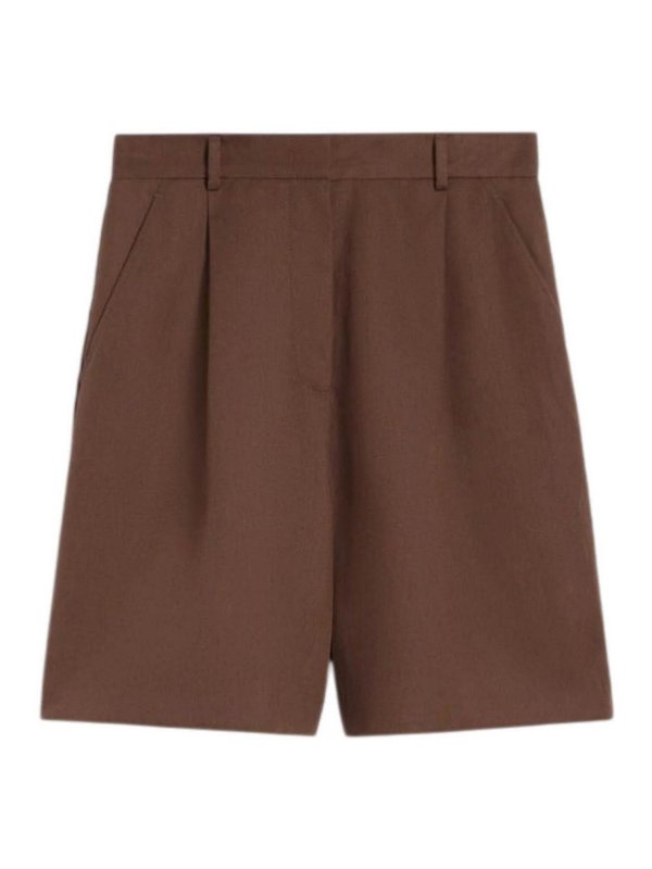 WEEKEND MAX MARA: Trousers Shorts - Brown Shorts