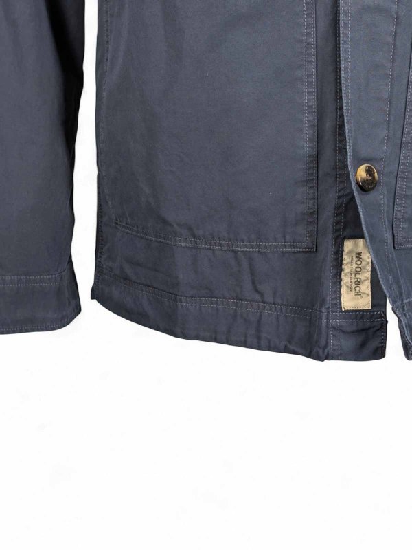 The Best Shops WOOLRICH: casual jackets - Blue jackets