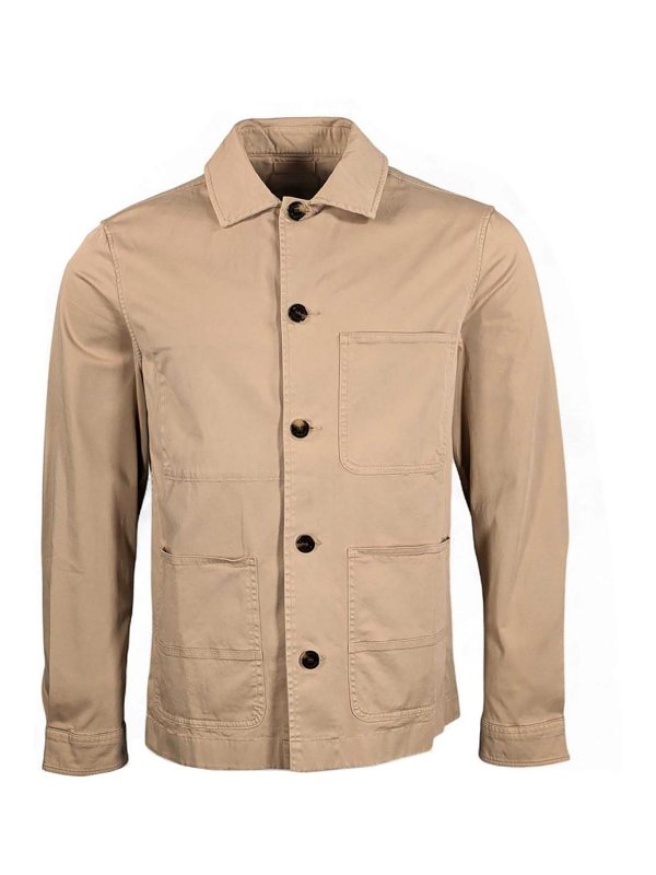WOOLRICH: casual jackets - Beige jackets