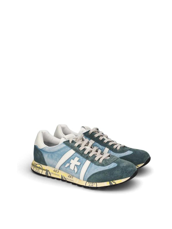 PREMIATA: trainers online - Light blue sneakers
