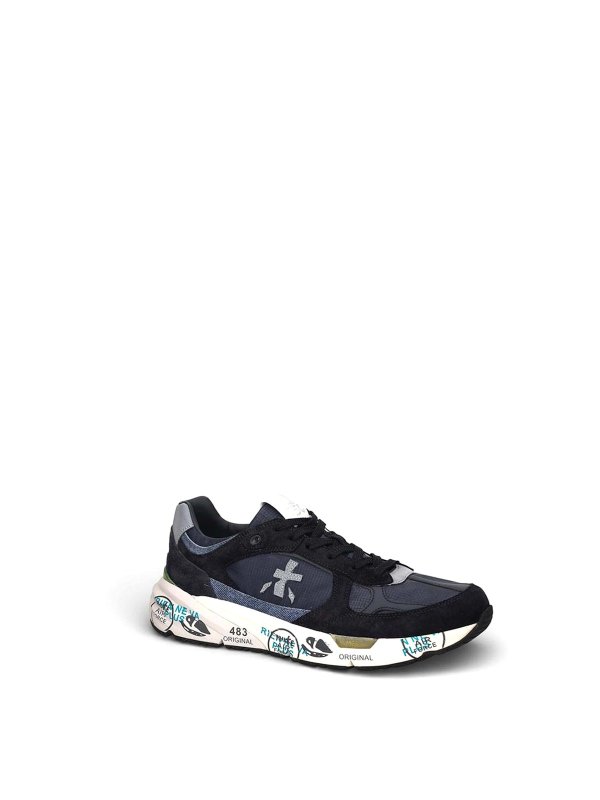 PREMIATA: trainers online - Blue Sneakers